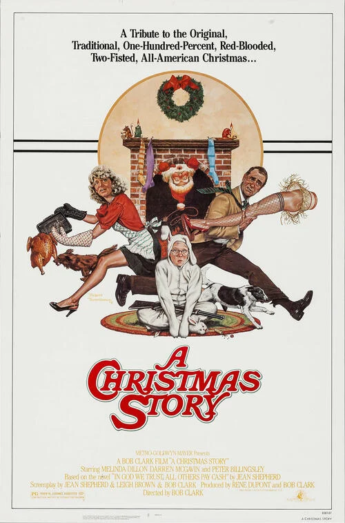 Ein Filmplakat mit einer Weihnachtsgeschichte.